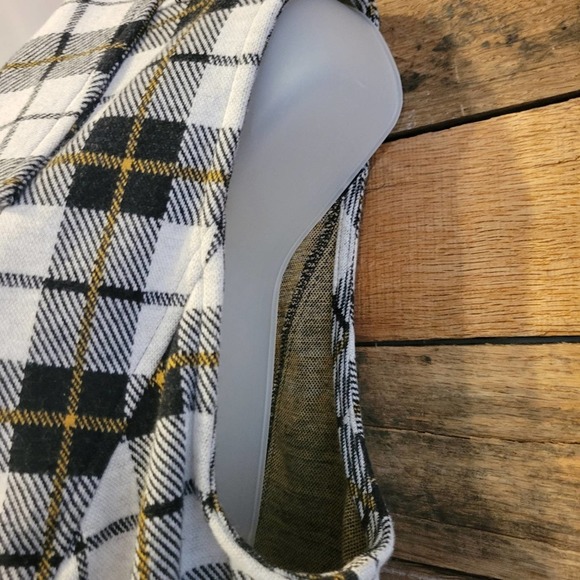 SALE-Christopher & Banks women's plaid cottage grandma zippered vest size large - Picture 5 of 11